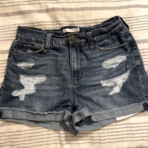 SO Brand Jean Short, Hi Rise Flex Stretch Shortie, Size 11, Worn and Washed Once